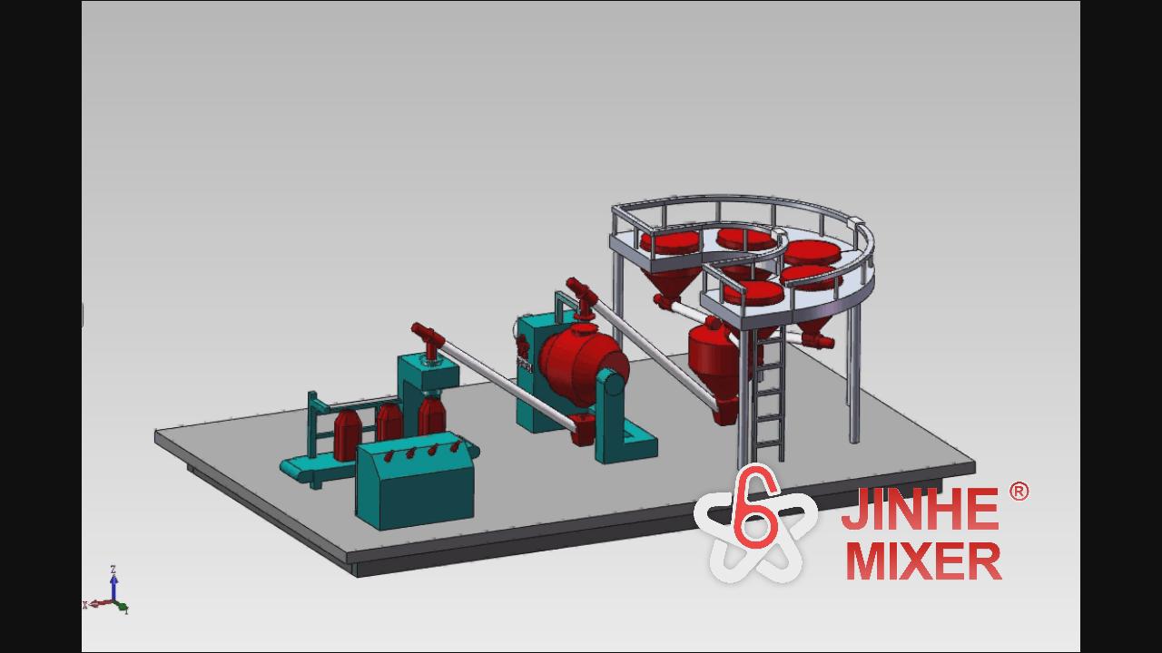 New 3D model of automatic processing line_1_baofeng